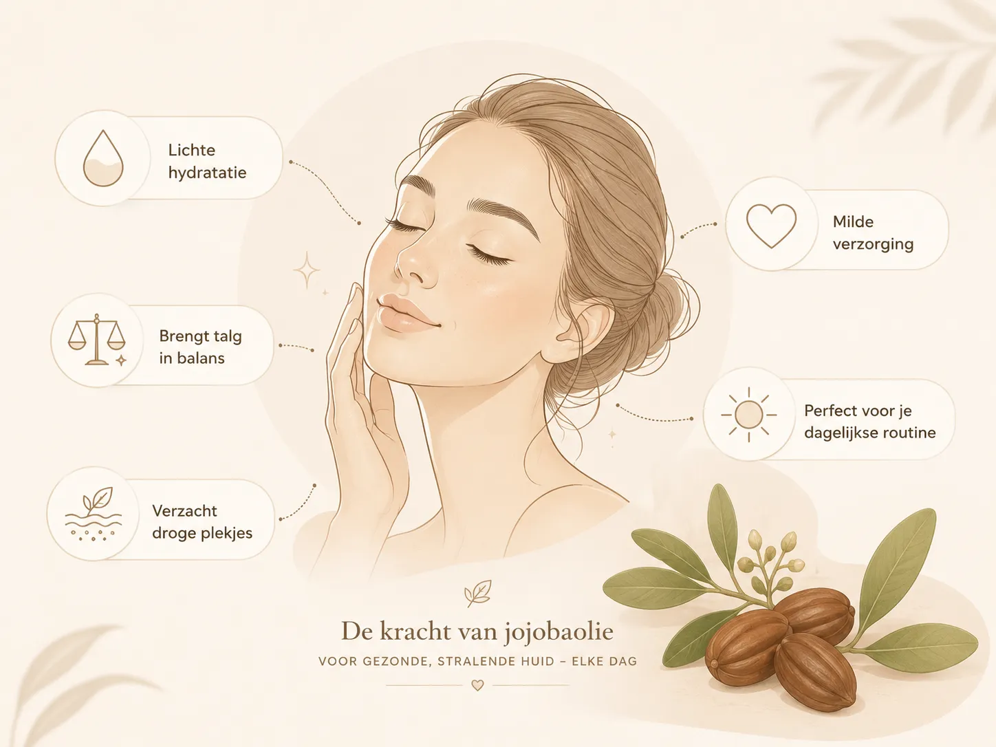 Natuurlijke oliën en verzorgende ingrediënten voor huid, haar en DIY-cosmetica