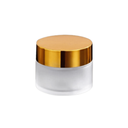 Glazen cosmetica potjes - Goud